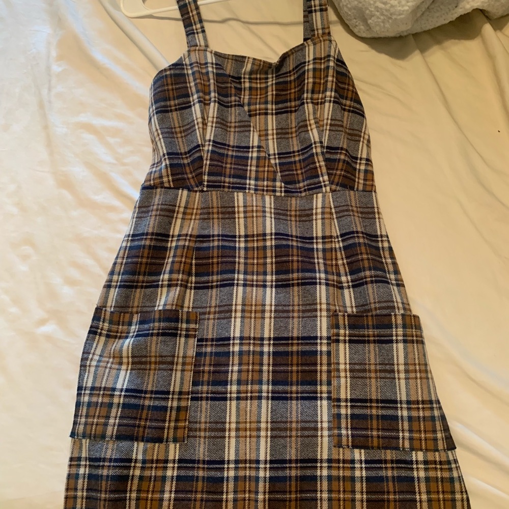 American Eagle plaid mini dress